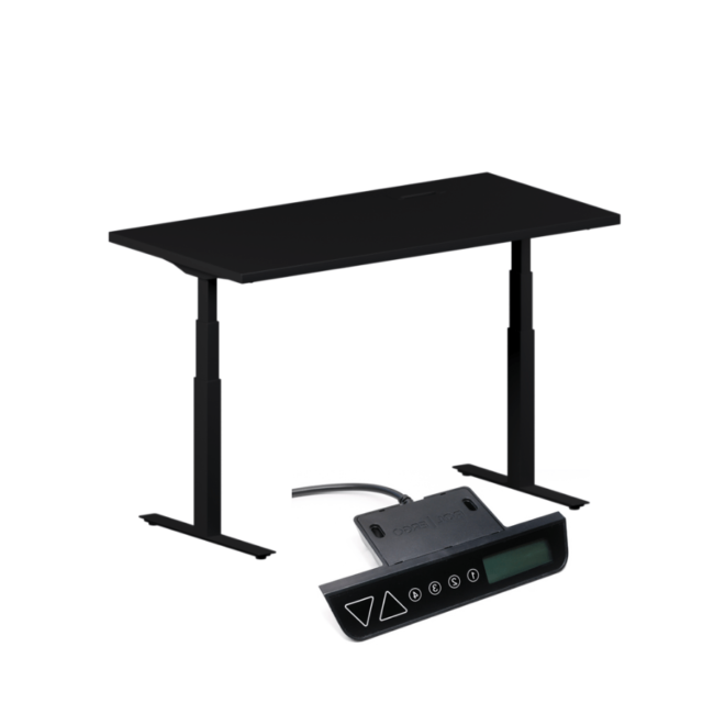 База підйомного столу зі стільницею 2-Stand EPI EE RD3 S650586 AC=ON H4Pos ECS+ Black-min