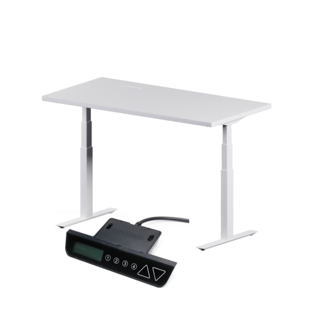 База підйомного столу зі стільницею 2-Stand EPI EE RD3 S650586 AC=ON H4Pos ECS+ White-min