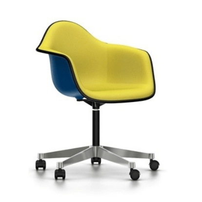 Eames Plastic Armchair PACC with full upholstery (3)