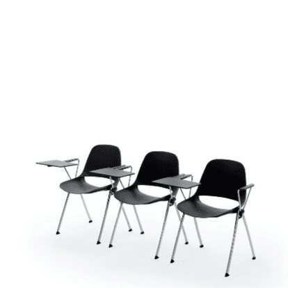 ECLIPSE PLASTIC ARMCHAIR WITH WRITING TABLET (3)
